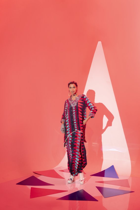 Coachella Short Kurta with embroidery image 0