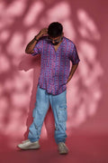 purple border shirt image 0