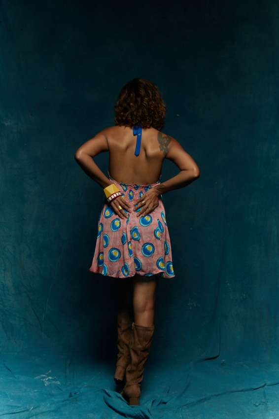 Tennis ball Halter dress image 1