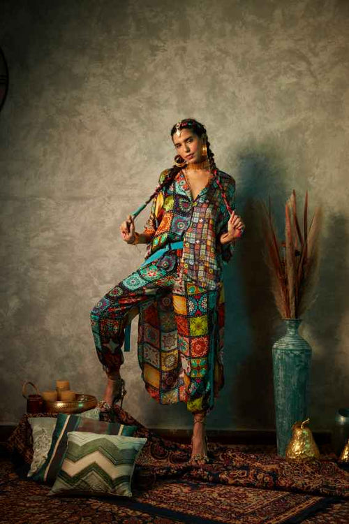Big Tile &amp; Small Tile Half &amp; Half Shirt image 0
