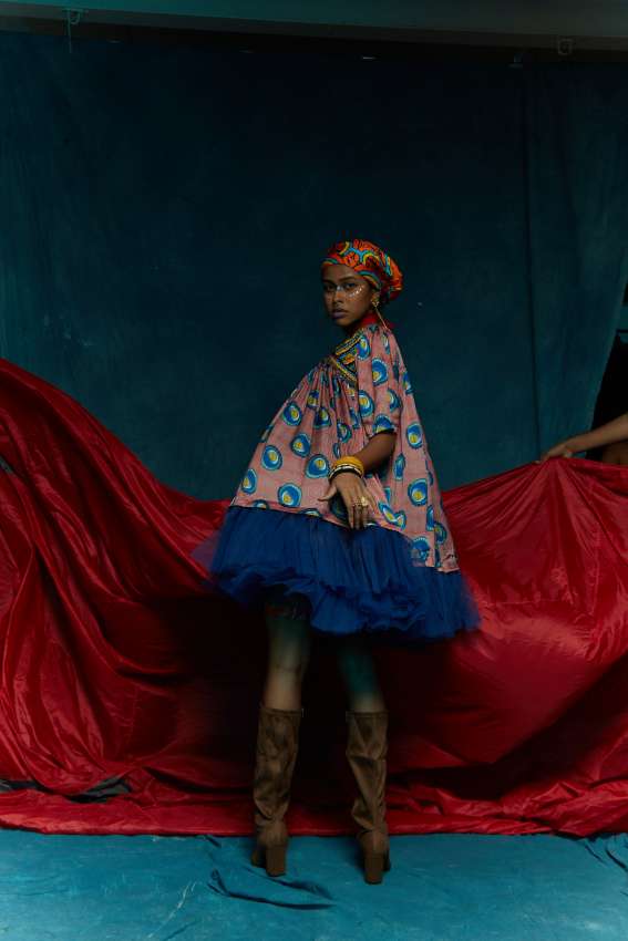 Tennis ball flare dress image 2