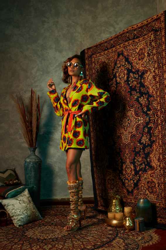 Lime Blotch Blazer image 1