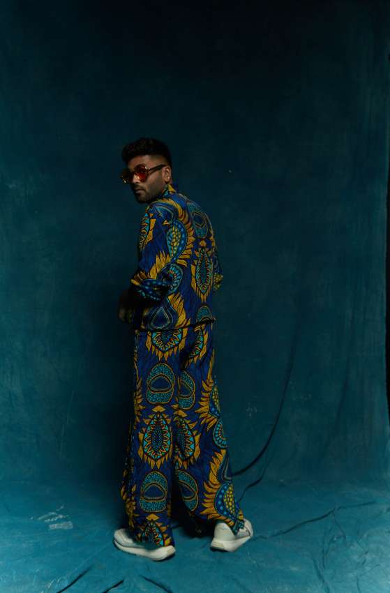 Big Blue bomber pants image 1