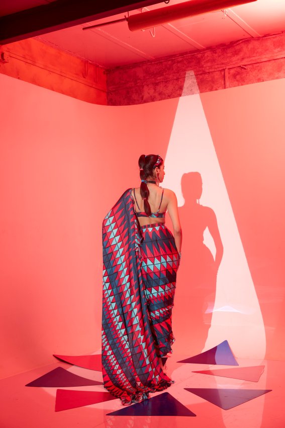 Coachella Printed Saree image 1