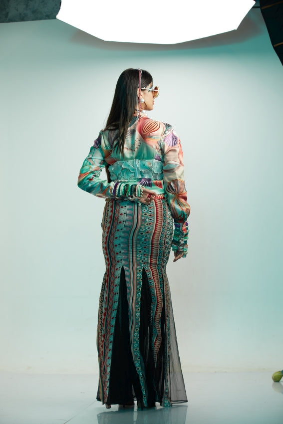 Tribal Mesh Skirt image 2