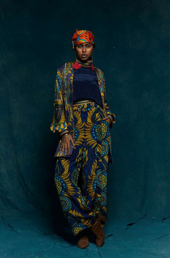 big blue lazer cut hem jacket image 0