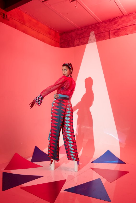 Pink Organza Top image 1