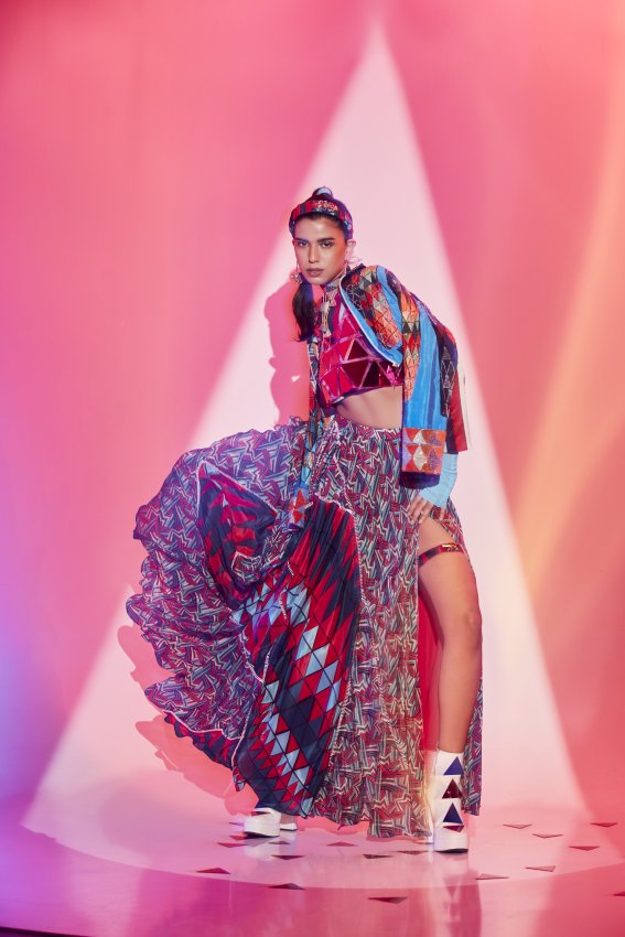 2 Printed Panel Skirt image 0