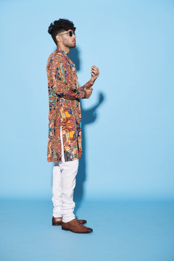Collage Men's Kurta image 2