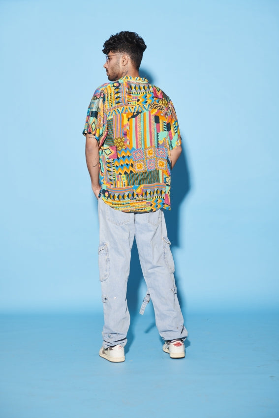 Aztec Half Men's Shirt image 1
