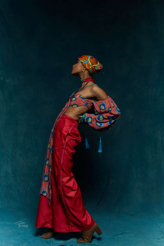 Pink tennis ball bikini bralette top image 2