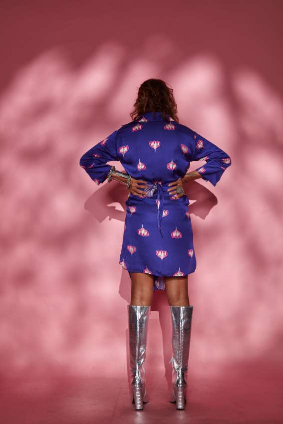 purple Lotus blazer image 1