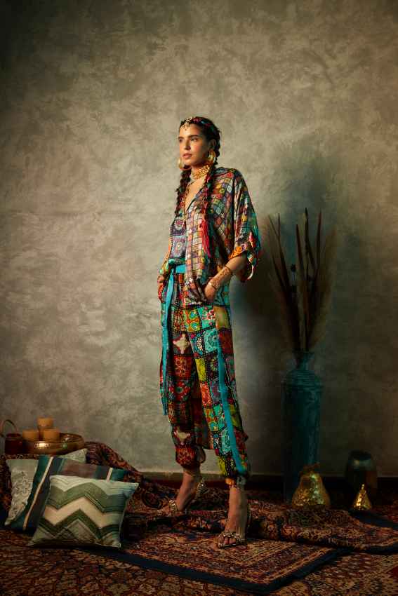 Big Tile &amp; Small Tile Half &amp; Half Shirt image 1