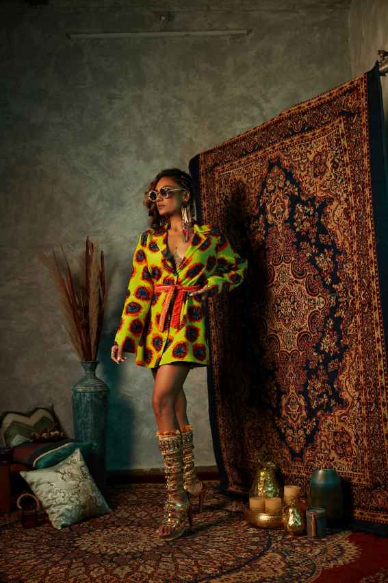 Lime Blotch Blazer image 0