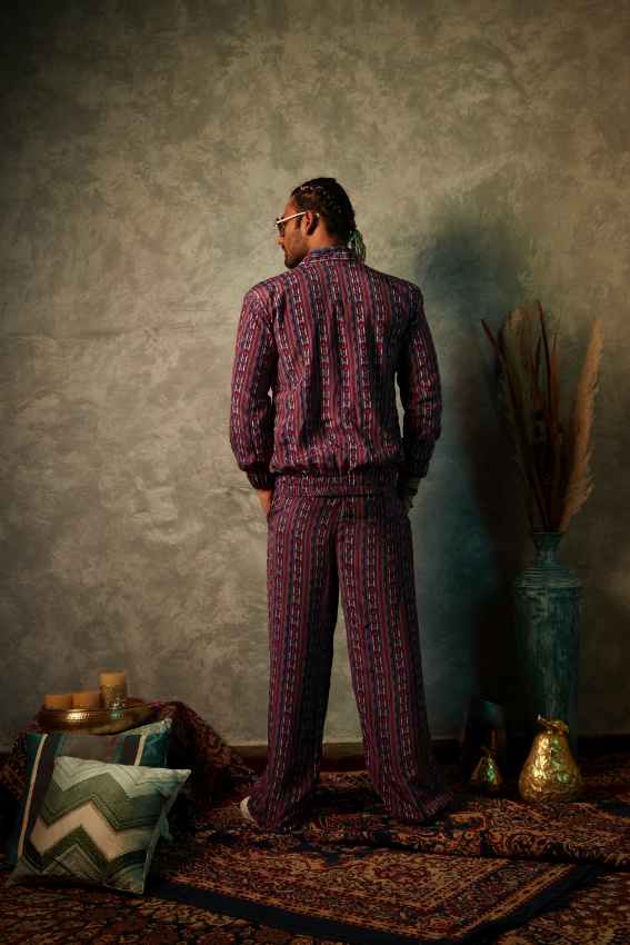 Purple Border Joggers image 2