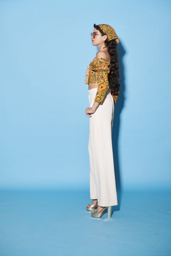 pinwheel embroidered panel top image 1