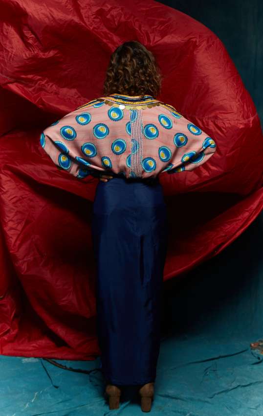 sarong blue skirt image 1