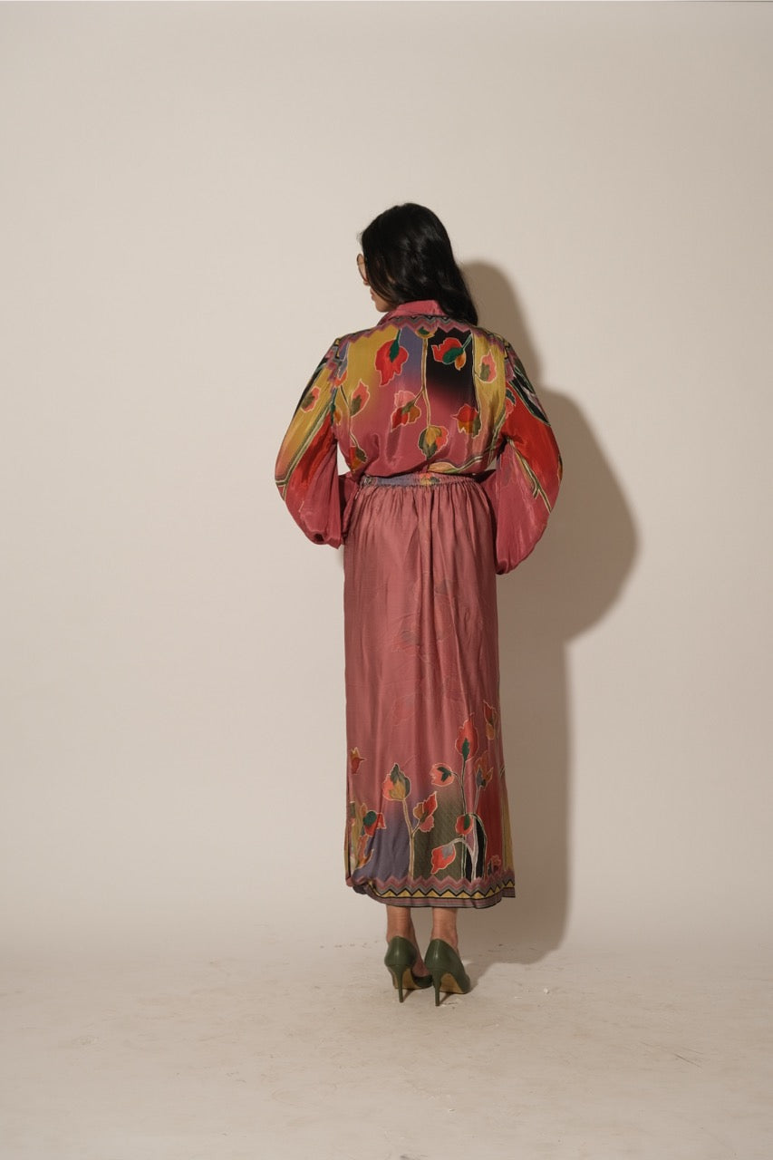 Onion Border Lungi Skirt