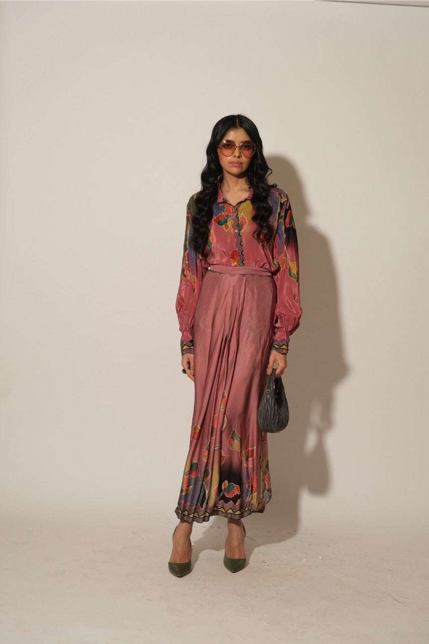 Onion Border Lungi Skirt