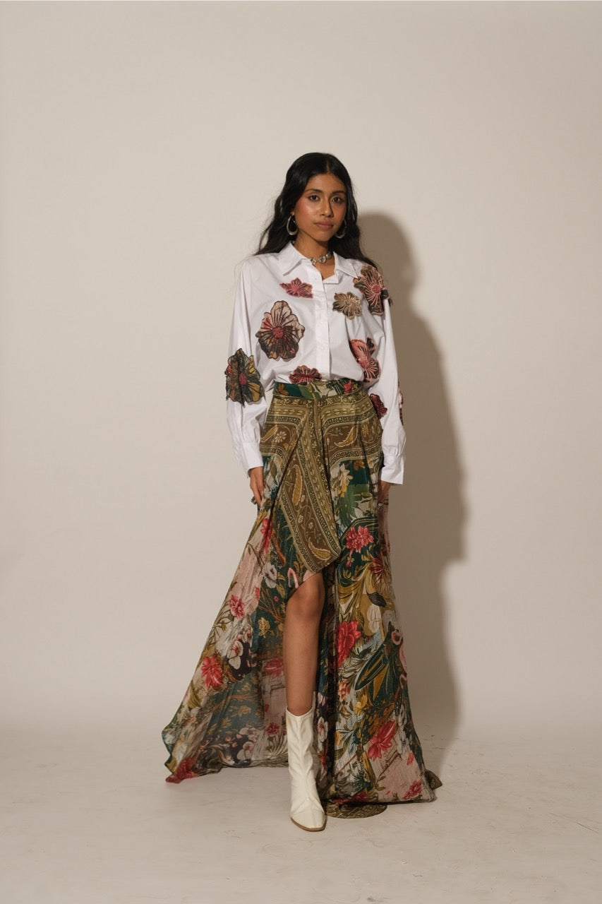 Flamingo Green Sarong
