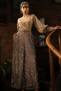Nude Embroidery Pants & Nude Shirt