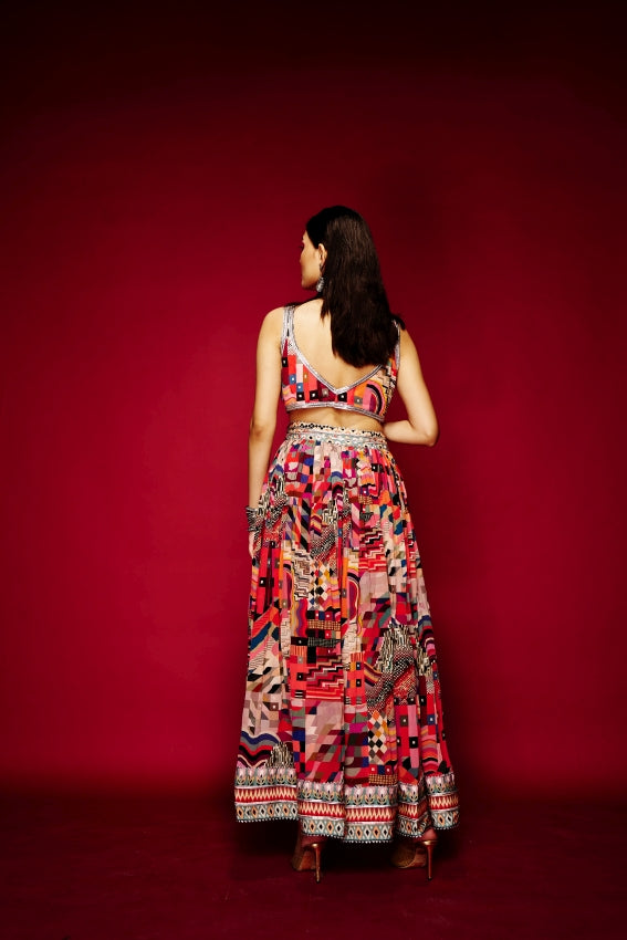 Folk Lehenga image 1