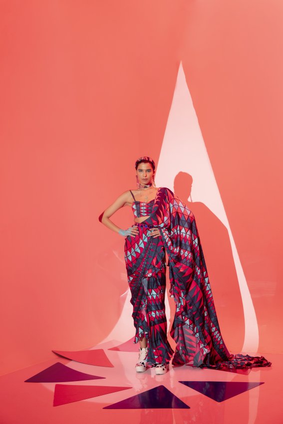 Coachella Printed Saree image 0