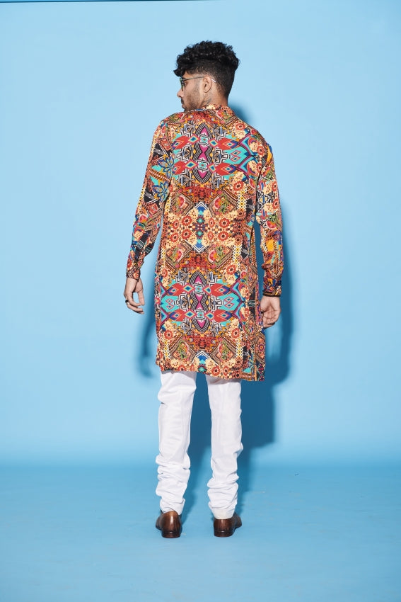 Collage Men's Kurta image 1