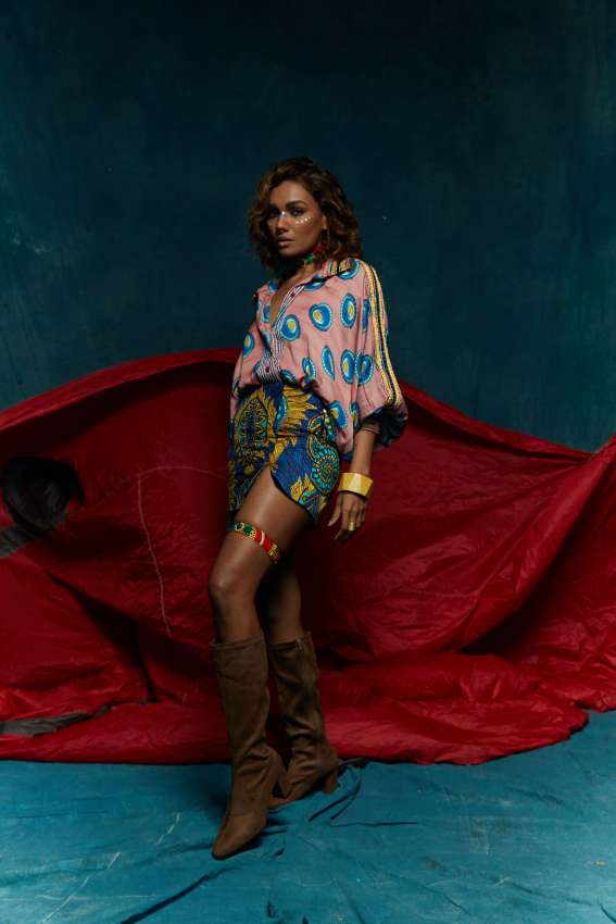 tennis ball oversized flare shirt image 1