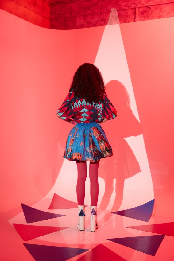 Blue Mirror Skirt image 0