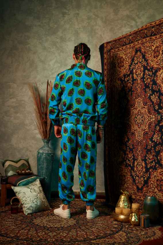 Blue Blotch Joggers image 1