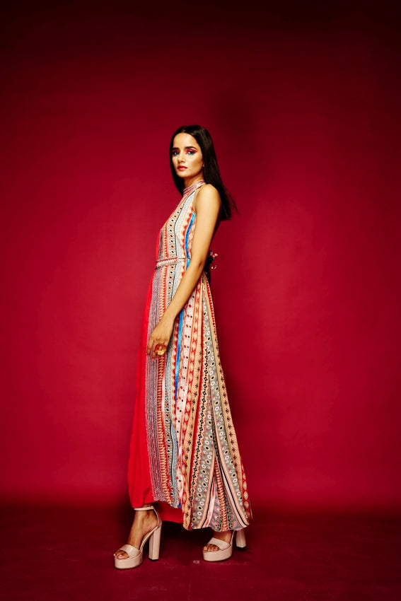 Half/Half Long Dress image 2