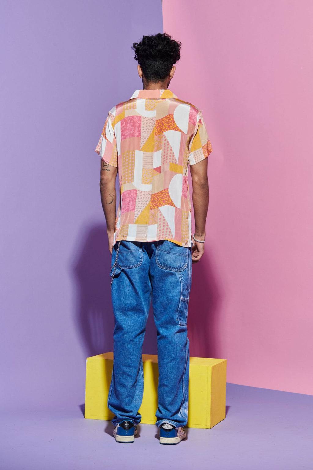 Geometric Print Shirt for Men image 2