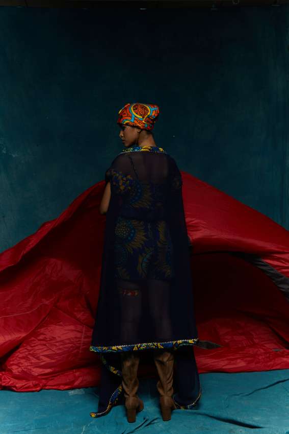 Big Blue print skirts image 2