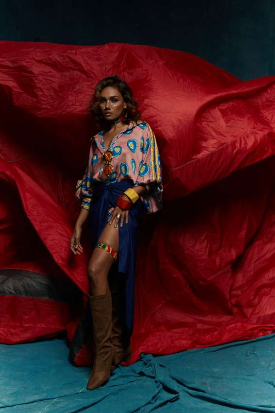 tennis ball oversized flare shirt image 0