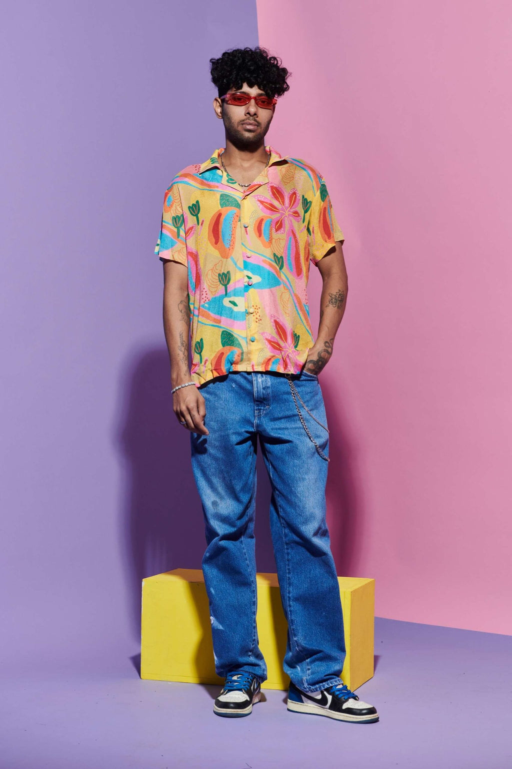 Men’s Croissant Print Shirt image 0