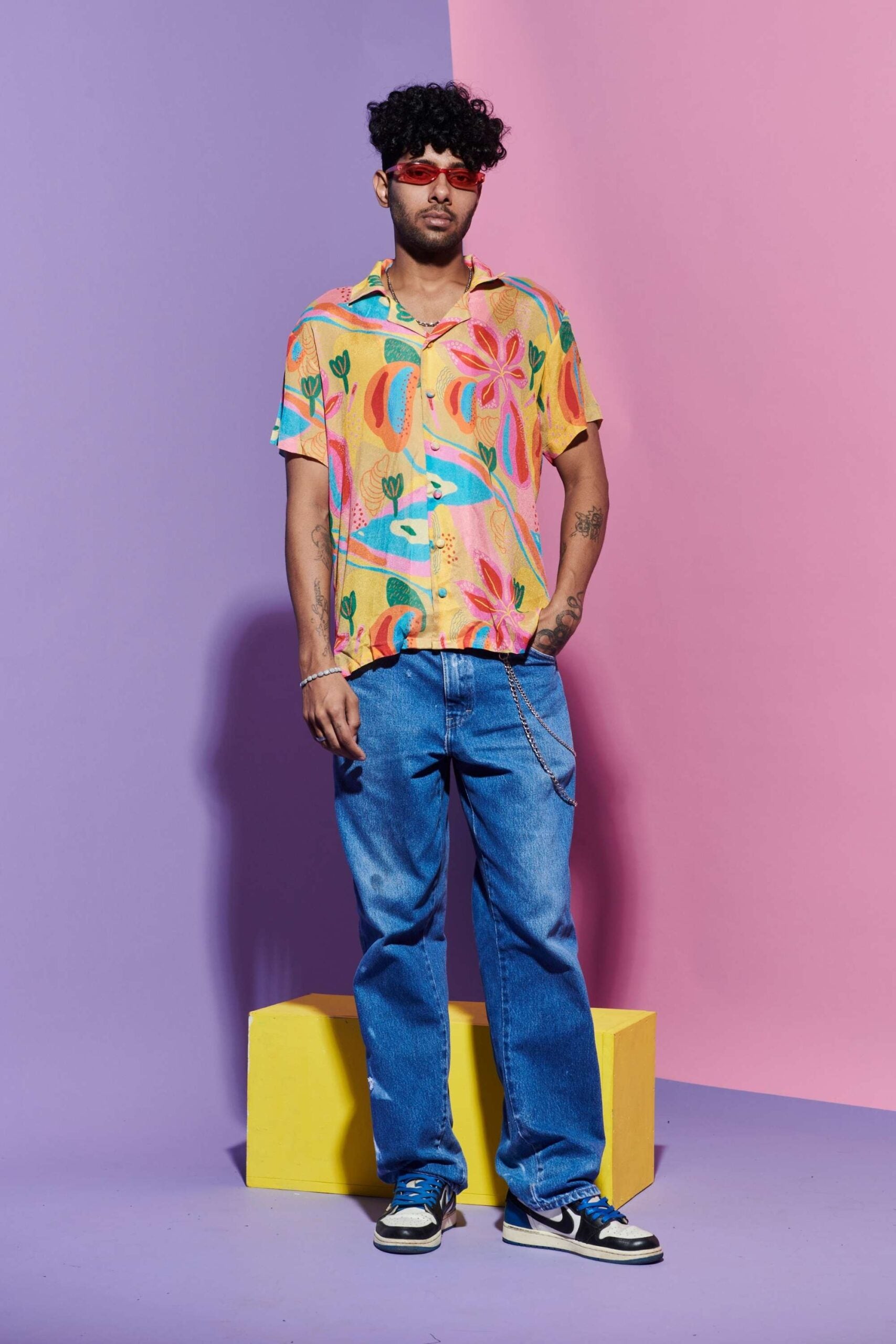 Men’s Croissant Print Shirt image 0