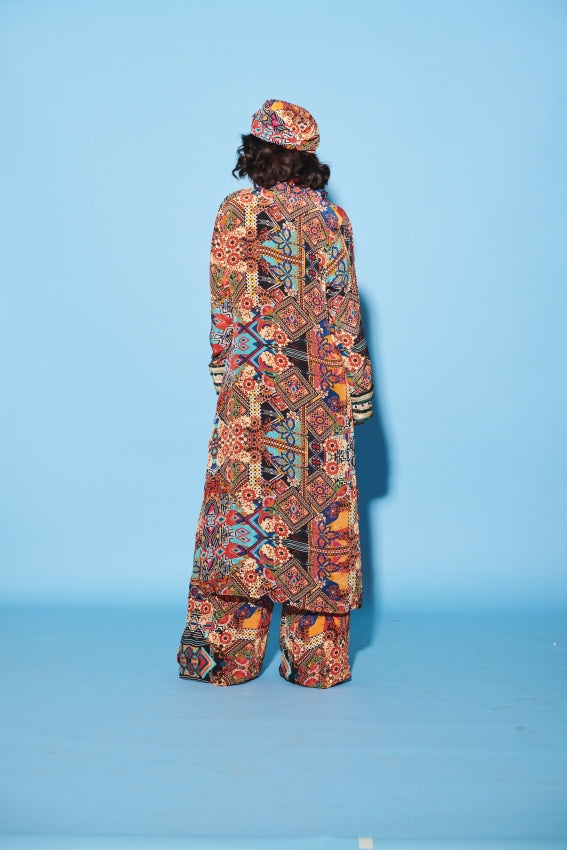 Aztec Print Kurta Set image 1