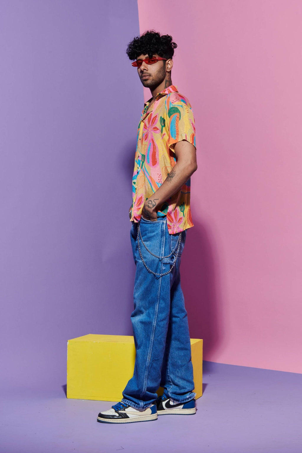 Men’s Croissant Print Shirt image 1