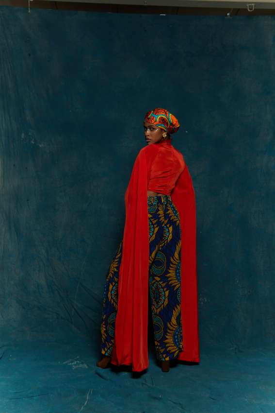 red top with beads image 1