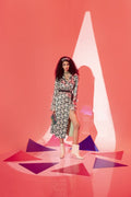 Green Triangle Blazer Maxi Dress image 0