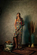 Big Square Printed Saree image 0