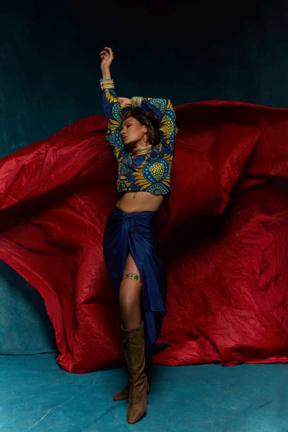 sarong blue skirt image 0