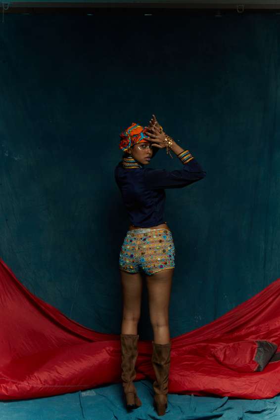 Embroidered shorts image 1