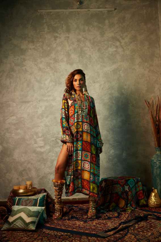 Big Tile with Coins Kurta image 0