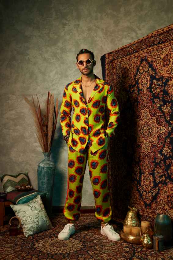 Lime Blotch Joggers image 2